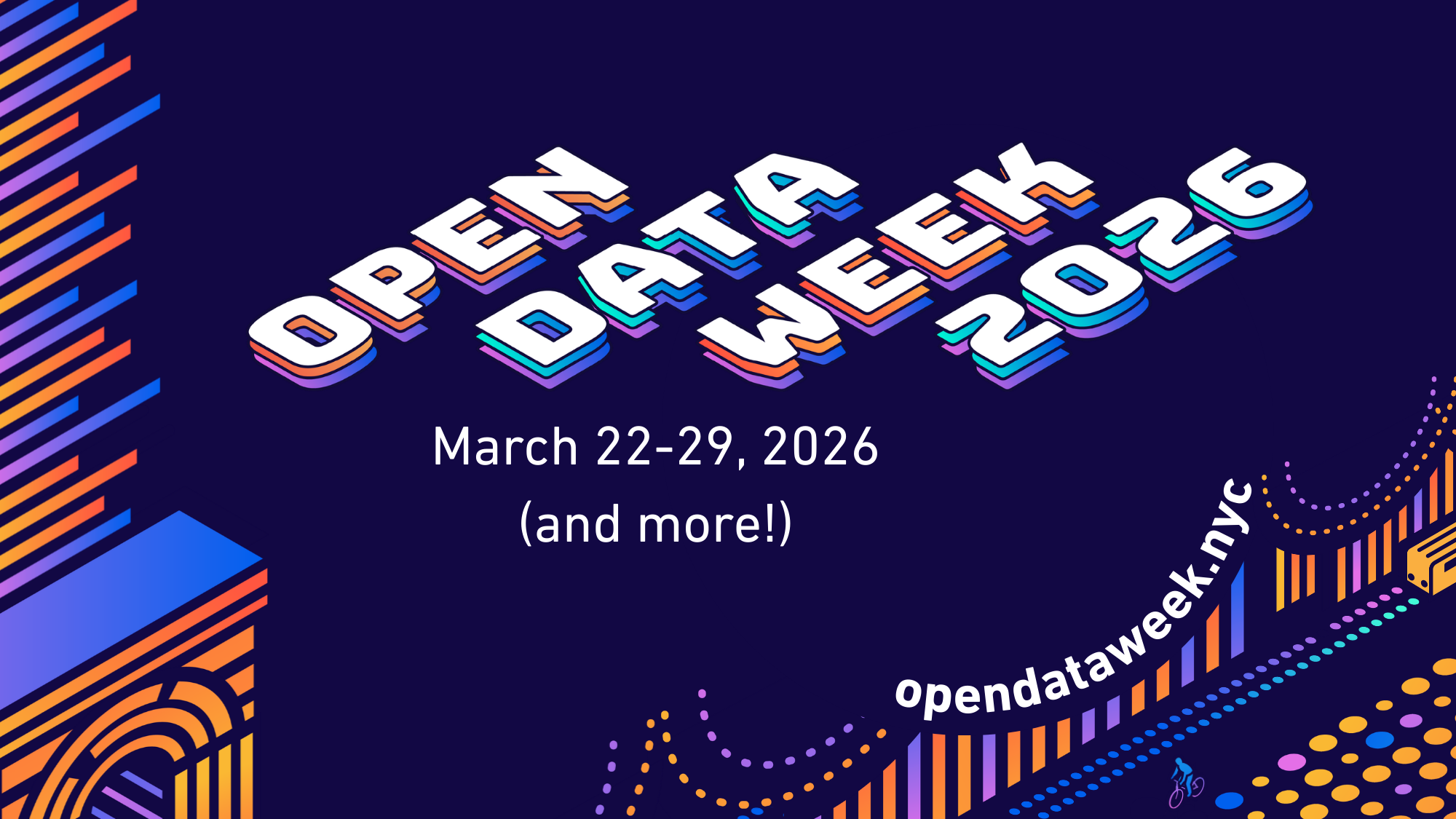 Open Data Week 2026 March 22-29, 2026 (and more!)